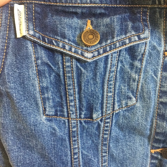 Eddie Bauer Denim sleeveless jacket - Picture 3 of 6